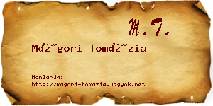 Mágori Tomázia névjegykártya